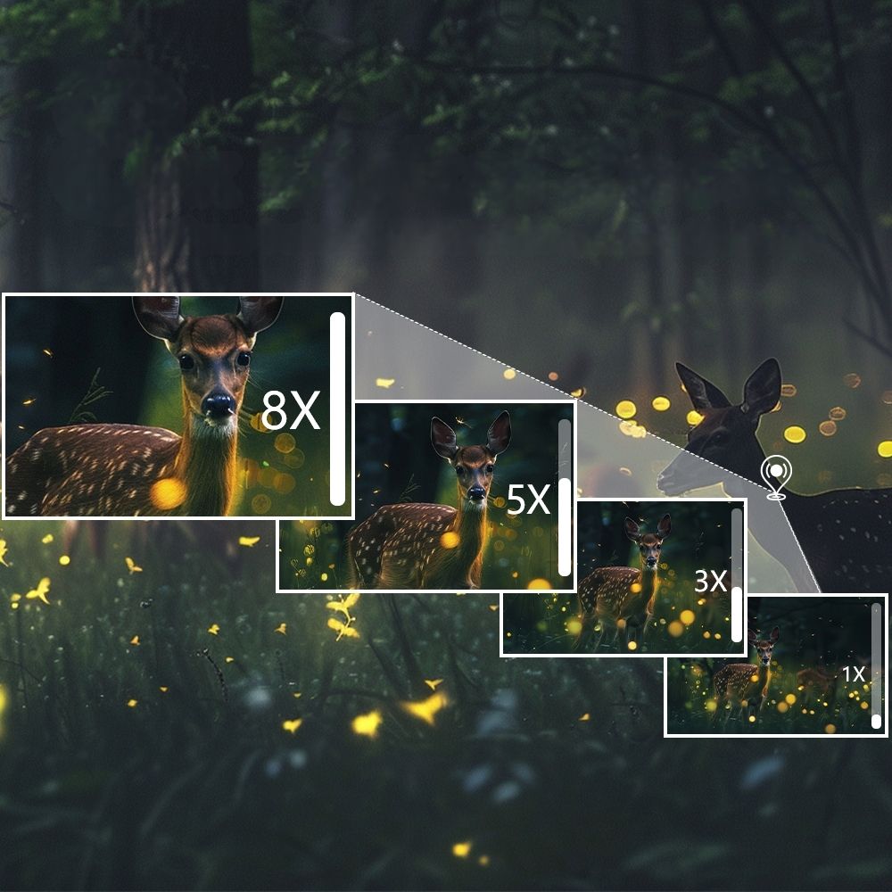 NightHunter Ultra 4K – Jumelles à vision nocturne infrarouge pour observer la faune dans le noir total