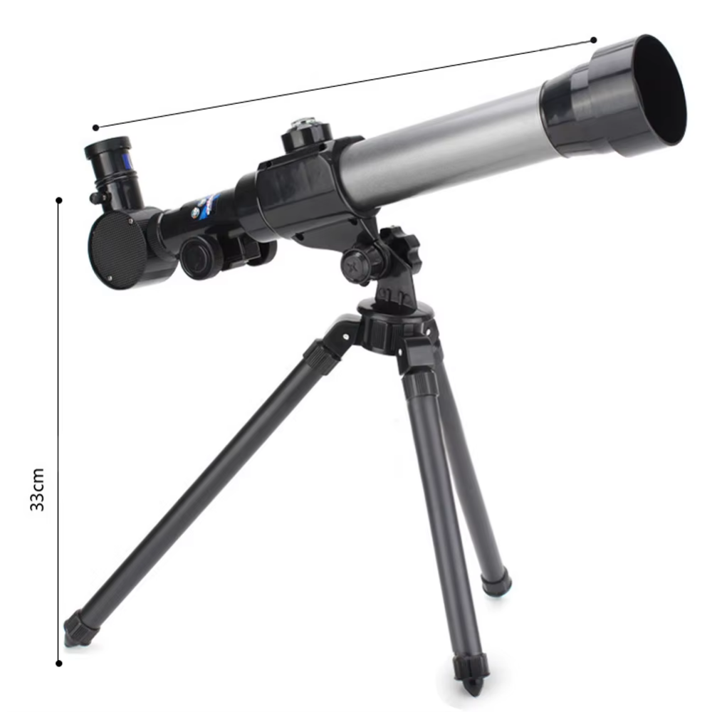 Le Cosmodôme – Télescope astronomique 20x–40x pour enfants avec trépied stable et visée facile