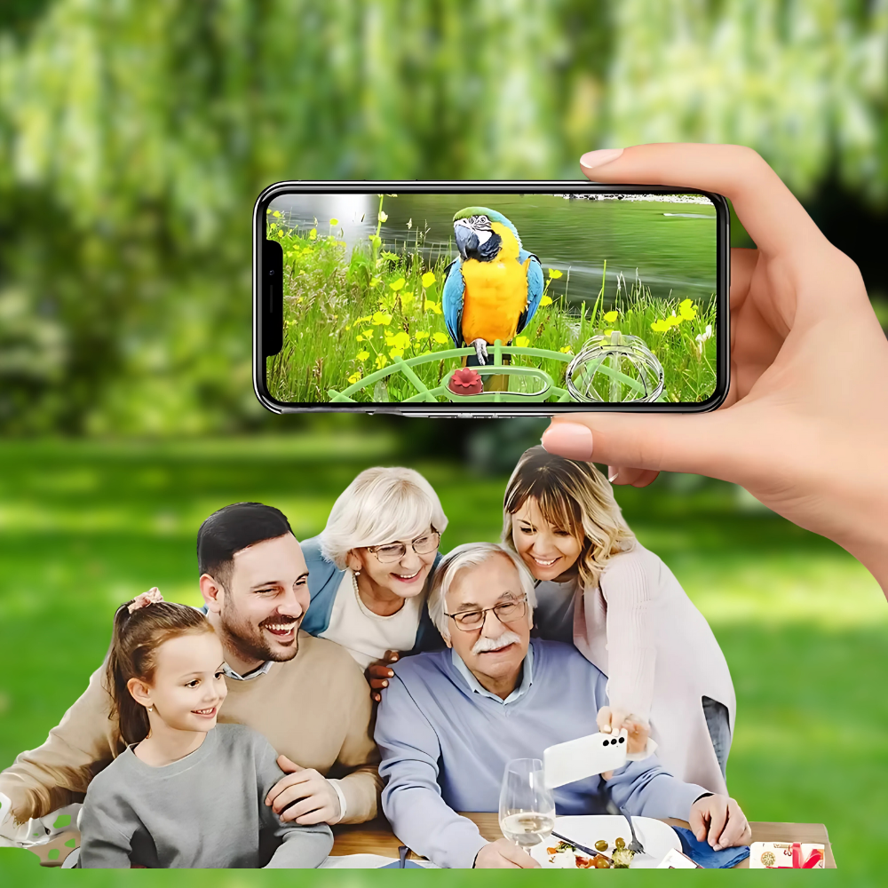 NaturaScope VisionAir™ – Mangeoire connectée HD avec caméra et reconnaissance intelligente des oiseaux