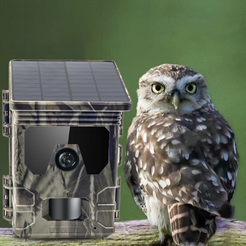 NaturaScope Solar Tracker – Caméra de chasse solaire 50MP 4K & piège photo avec vision nocturne et détection rapide
