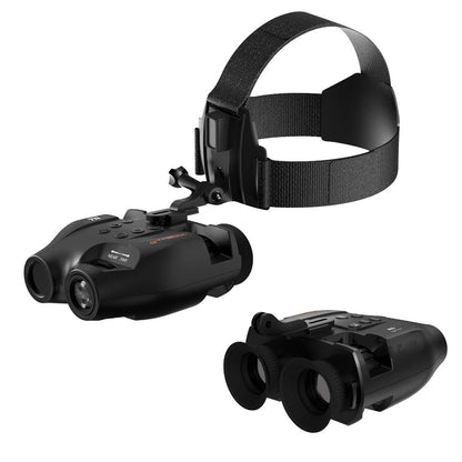 NIGHTWOLF VISION™ – Jumelles, lunettes et caméra à vision nocturne avec fixation tête et portée 300 m dans l’obscurité totale