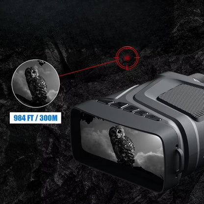 NoctuX 300 – Jumelles, lunettes et caméra vision nocturne HD pour percer l’obscurité à 300 mètres