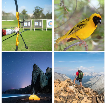EagleSight 70 – Longue-vue grand angle 25×–75× HD pour observation précise à très longue distance