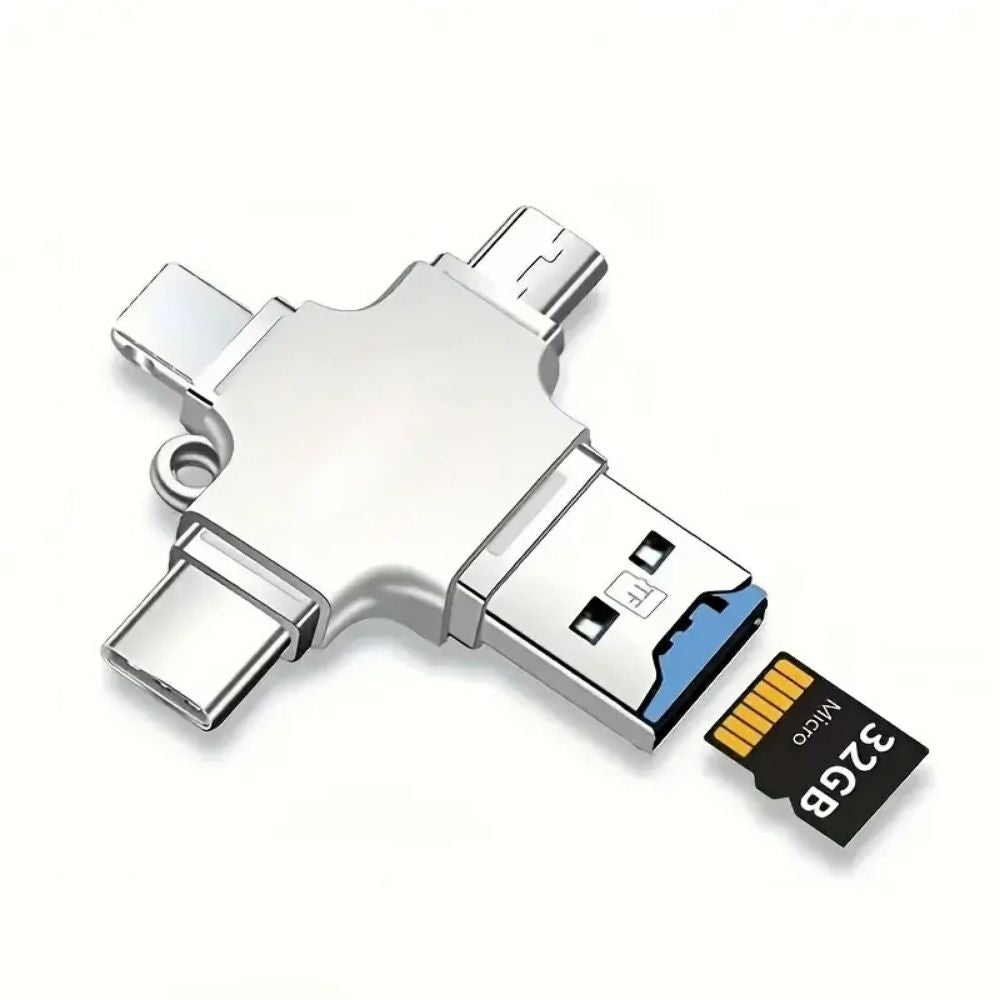 FLOWPLUG™ – Lecteur de Carte 4-en-1 Universel Ultra Compact