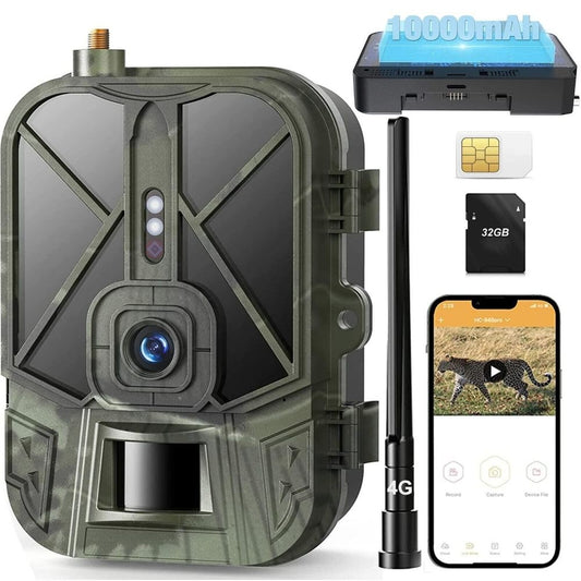 NaturaScope UltraPro 4G – Caméra de chasse 4G & piège photo 30MP avec vidéo 4K et vision nocturne invisible