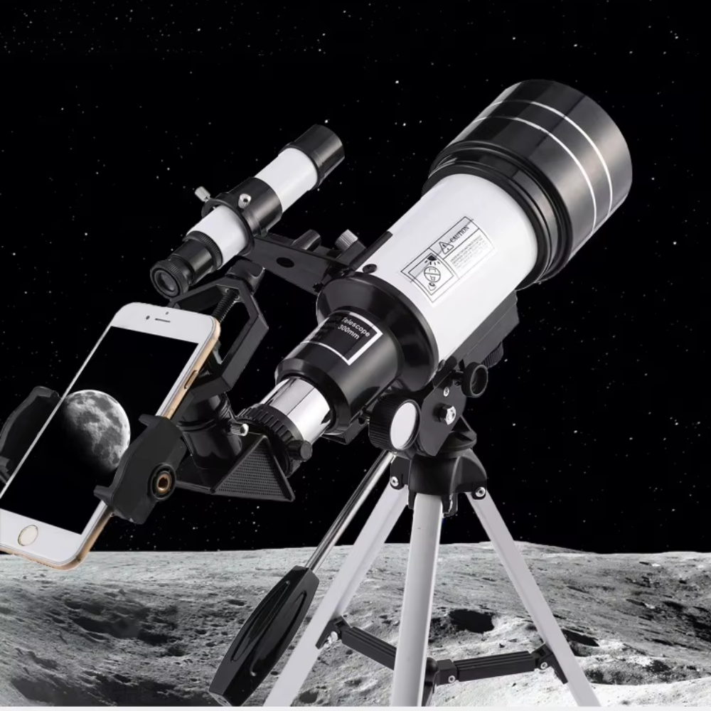 Astrolia 70 – Télescope éducatif 70mm avec trépied stable et adaptateur smartphone