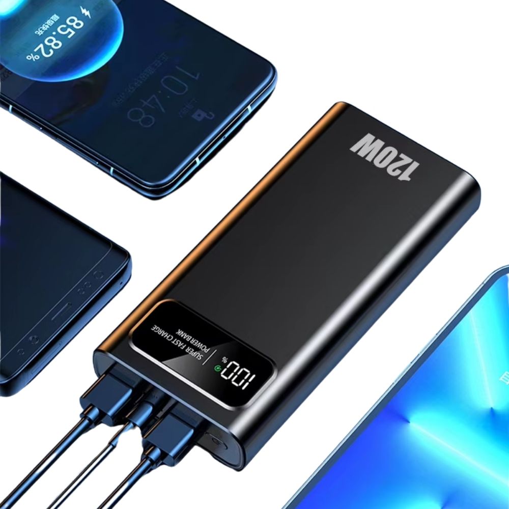 VoltX™ – Batterie Externe 50000mAh 120W pour Accessoires Outdoor (Caméras, Jumelles, Vision Nocturne, etc.)