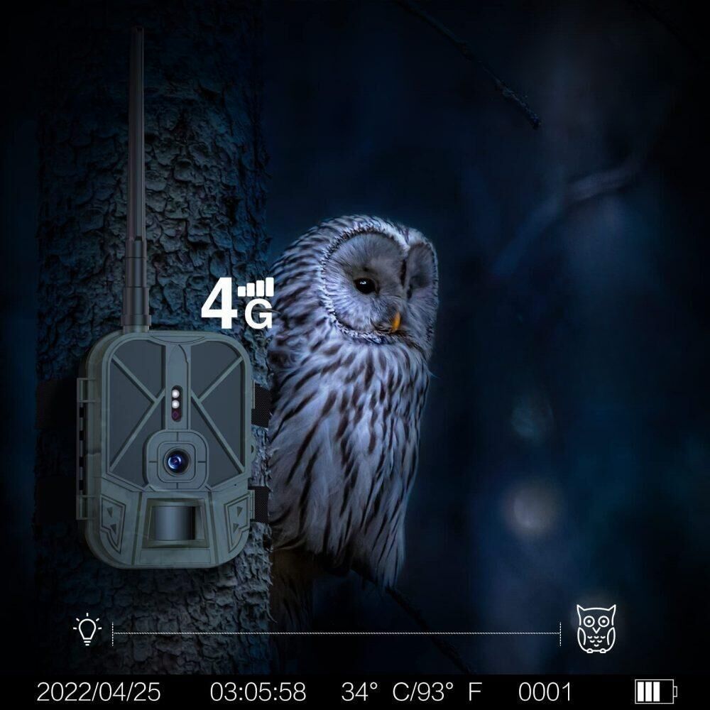 NaturaScope UltraPro 4G – Caméra de chasse 4G & piège photo 30MP avec vidéo 4K et vision nocturne invisible