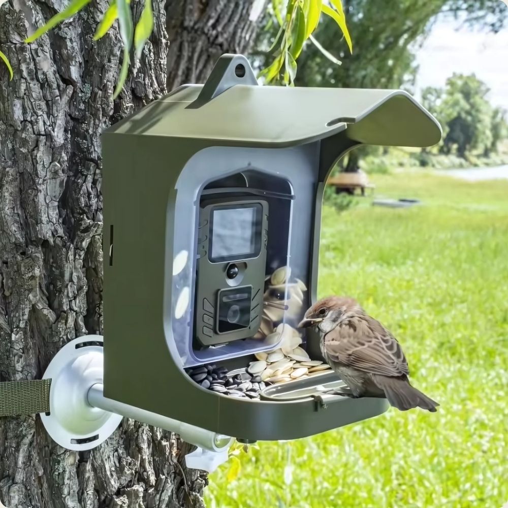 NaturaScope WildNest™ – Mangeoire avec caméra autonome et détection instantanée des oiseaux