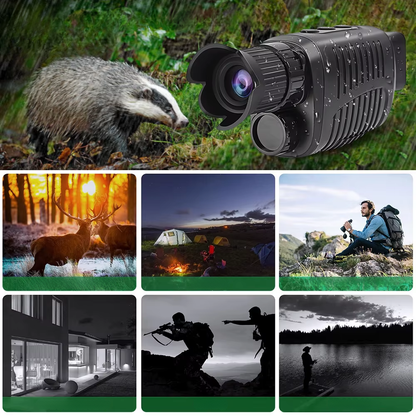 PredaVision™ – Lunettes, monoculaire et caméra à vision nocturne HD pour observation discrète dans le noir