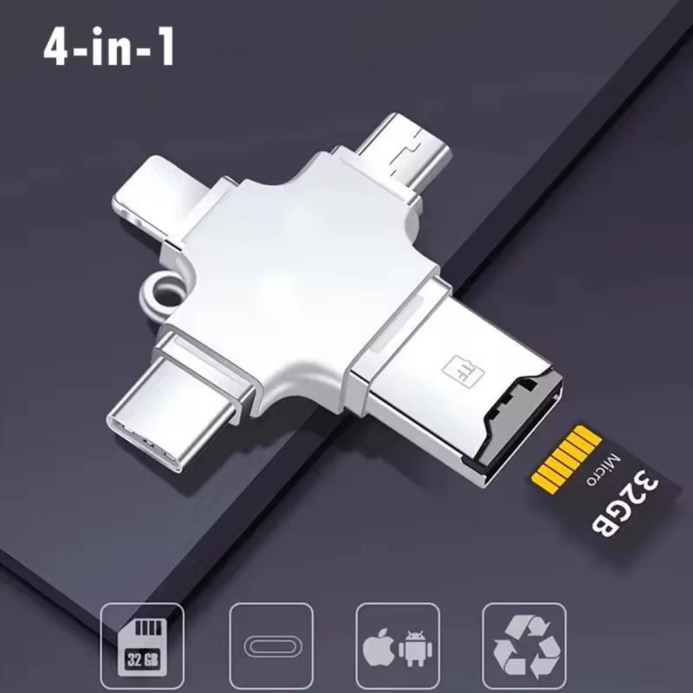 FLOWPLUG™ – Lecteur de Carte 4-en-1 Universel Ultra Compact