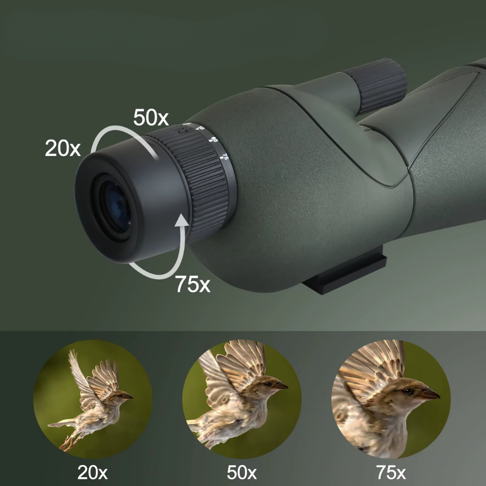 LynxScope™ LX60 Pro – Longue-vue HD 60 mm ultra lumineuse pour observation claire en toutes conditions