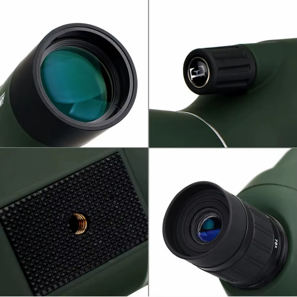 EagleSight 70 – Longue-vue grand angle 25×–75× HD pour observation précise à très longue distance