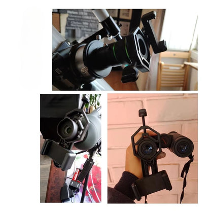 LunaGrip™ – Support Smartphone Universel pour Jumelles, Télescopes et Longues-Vues