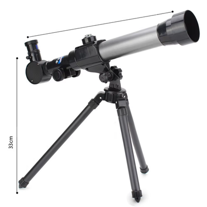 Le Cosmodôme – Télescope astronomique 20x–40x pour enfants avec trépied stable et visée facile
