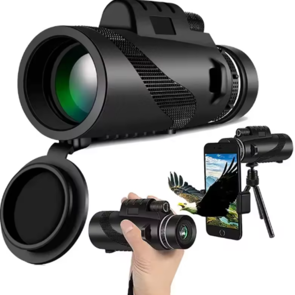 Aigle Nomade 80×100 – Longue-vue monoculaire HD pour observation à longue distance et usage nomade