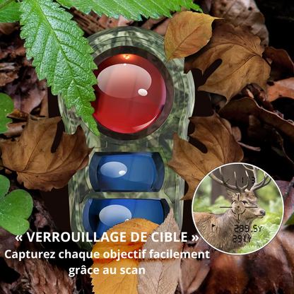 HunterScope X1000™ – Longue-vue HD 20×–60× avec télémètre intégré pour tir sportif et repérage longue distance