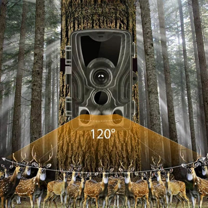 NaturaScope Frontier – Caméra de chasse HD 1080P & piège photo 20MP étanche IP65 avec vision nocturne et déclenchement rapide