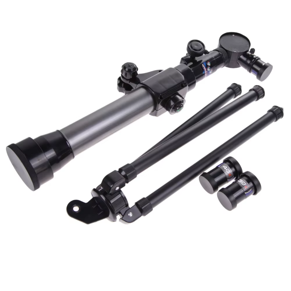 Le Cosmodôme – Télescope astronomique 20x–40x pour enfants avec trépied stable et visée facile