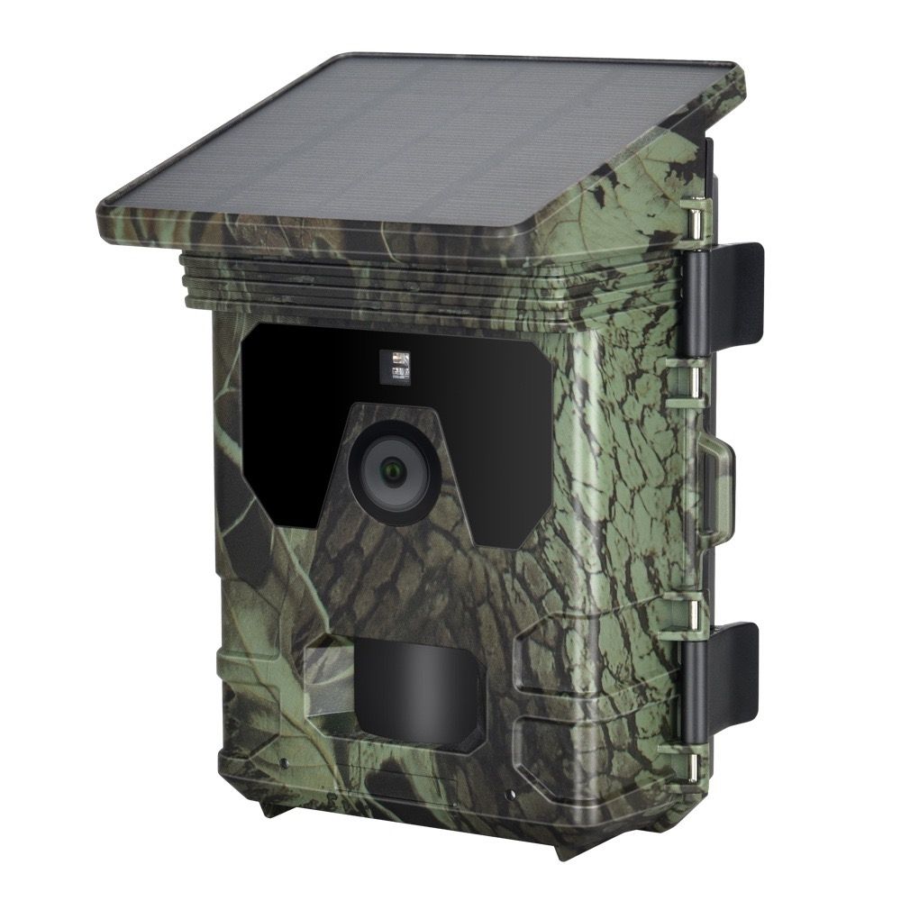 NaturaScope Solar Tracker – Caméra de chasse solaire 50MP 4K & piège photo avec vision nocturne et détection rapide