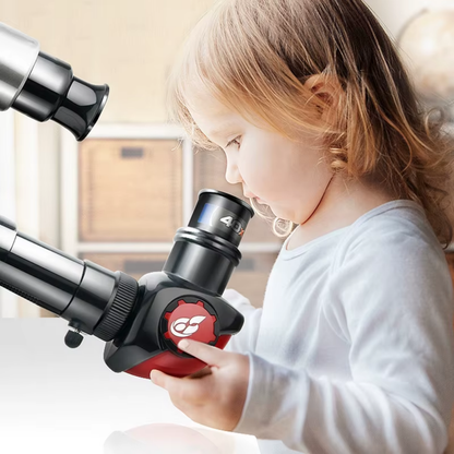 MiniScope Explorer™ – Télescope compact pour enfants avec trépied stable et observation lunaire facile