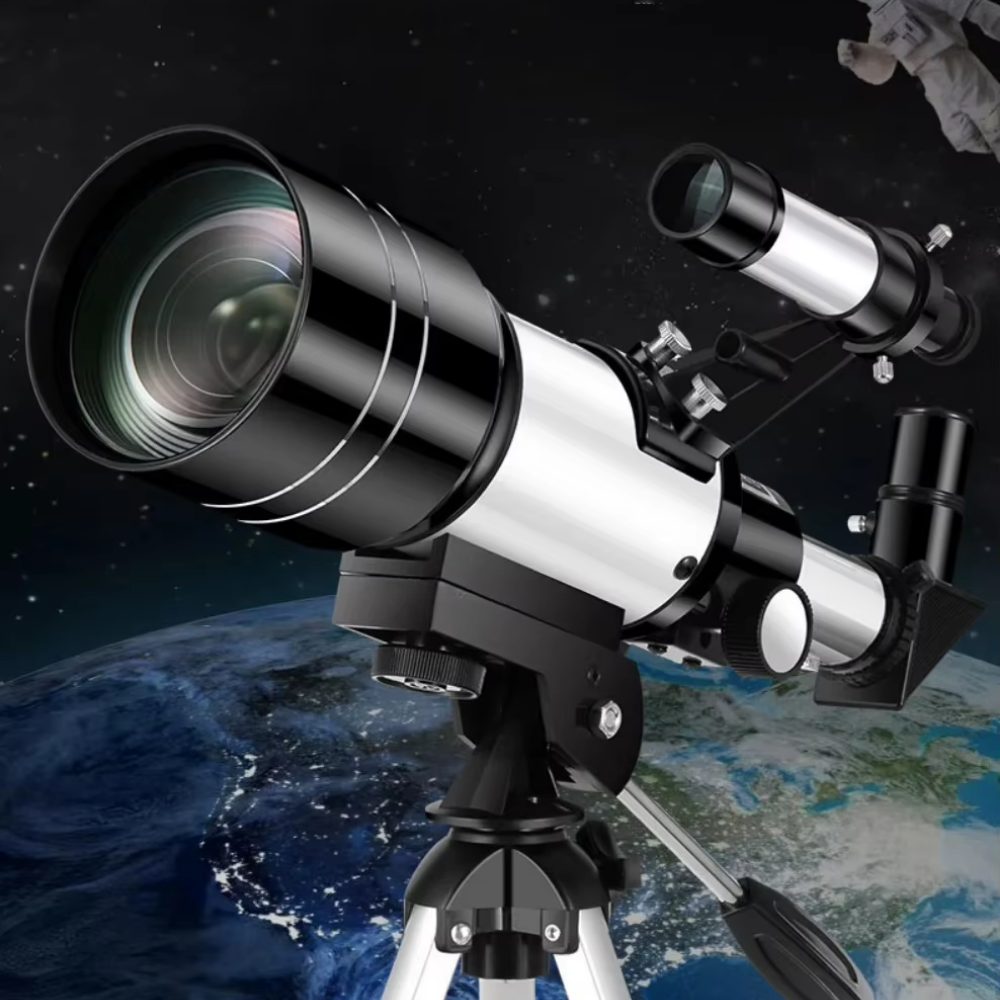 Astrolia 70 – Télescope éducatif 70mm avec trépied stable et adaptateur smartphone