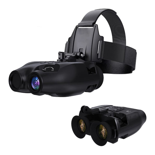 NIGHTWOLF VISION™ – Jumelles, lunettes et caméra à vision nocturne avec fixation tête et portée 300 m dans l’obscurité totale