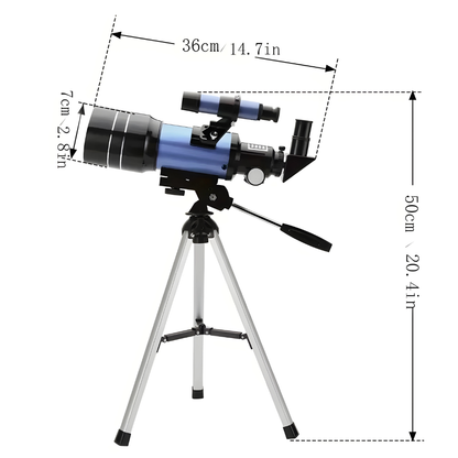 SkyMate 60360 – Télescope compact pour observer la lune et les étoiles en toute simplicité