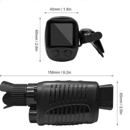 PredaVision™ – Lunettes, monoculaire et caméra à vision nocturne HD pour observation discrète dans le noir