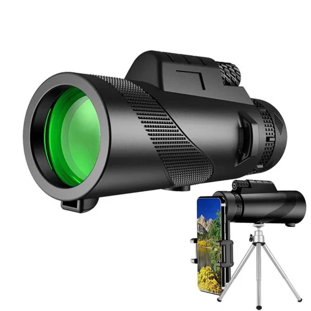 Aigle Nomade 80×100 – Longue-vue monoculaire HD pour observation à longue distance et usage nomade