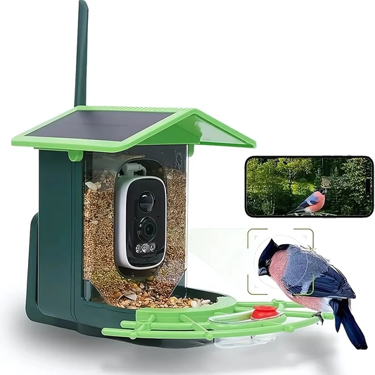 NaturaScope VisionAir™ – Mangeoire connectée HD avec caméra et reconnaissance intelligente des oiseaux