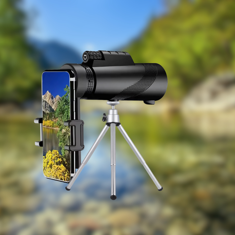 Aigle Nomade 80×100 – Longue-vue monoculaire HD pour observation à longue distance et usage nomade