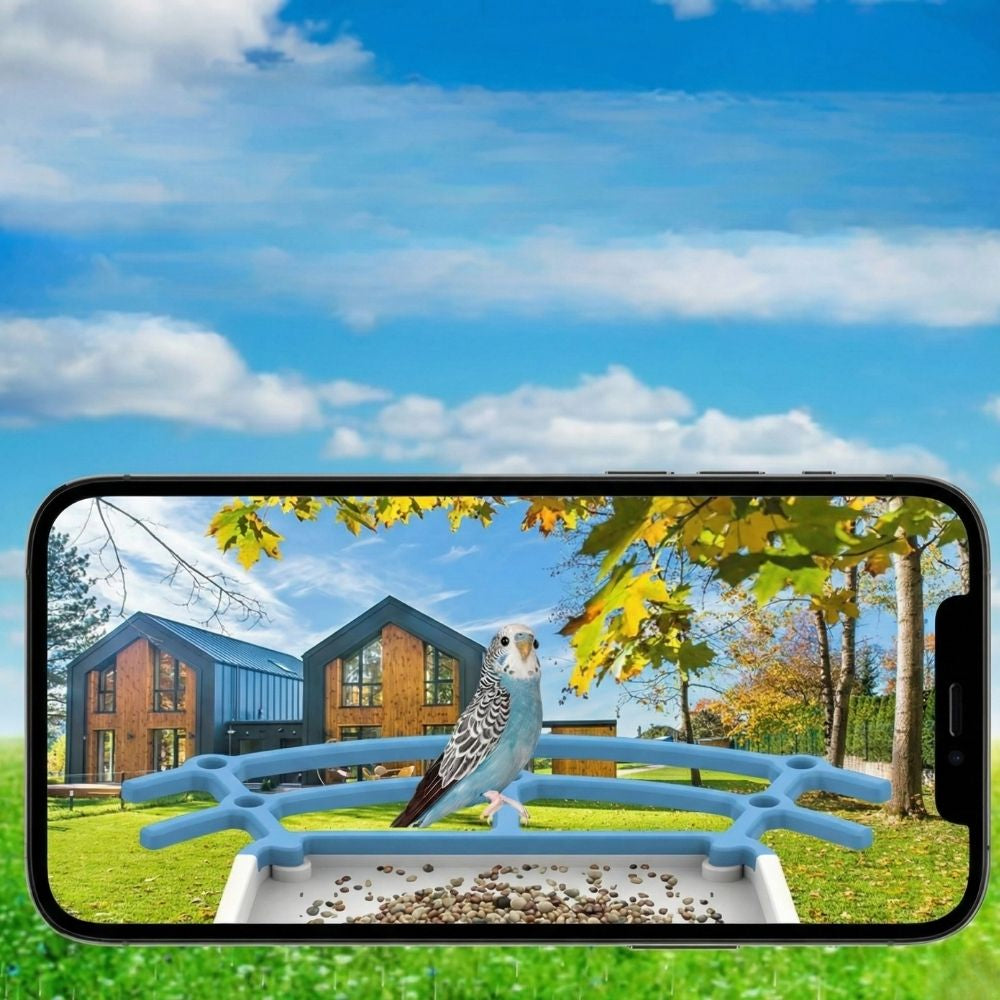 NaturaScope BirdNest – Mangeoire connectée avec caméra IA, vision nocturne et détection d’oiseaux en temps réel