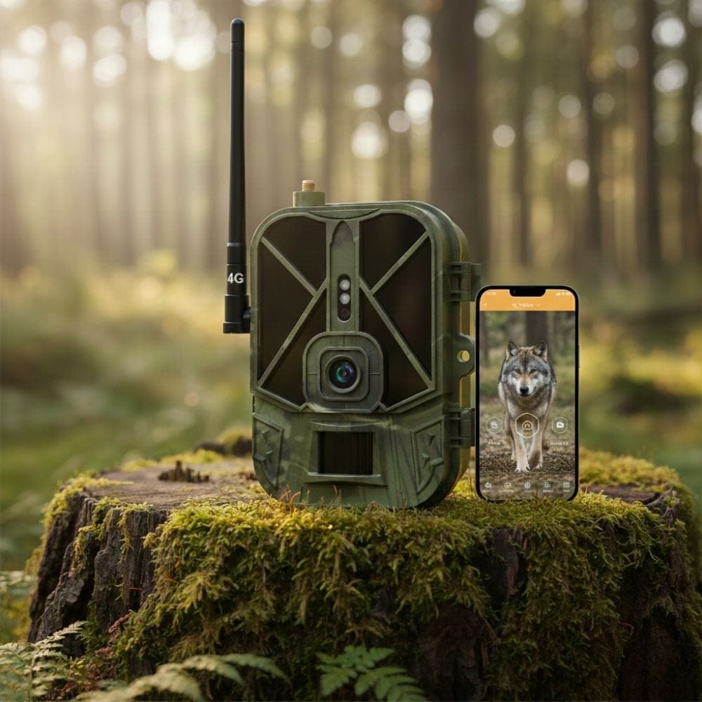 NaturaScope UltraPro 4G – Caméra de chasse 4G & piège photo 30MP avec vidéo 4K et vision nocturne