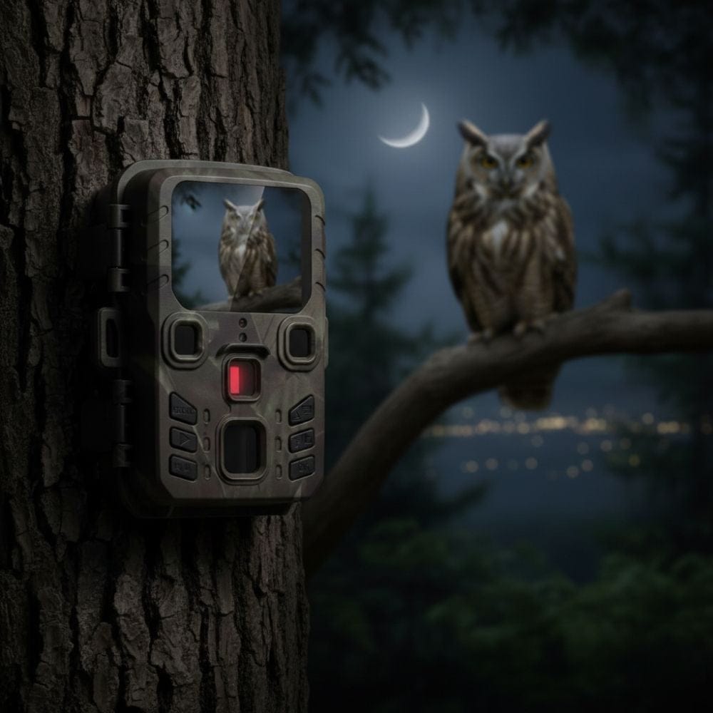 NaturaScope ScoutView – Caméra de chasse autonome HD 1080P & piège photo avec vision nocturne