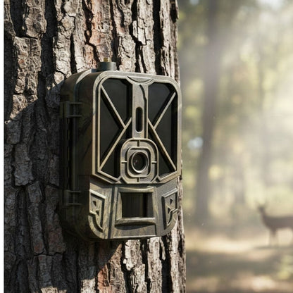 NaturaScope Tracker 4K – Caméra de chasse & piège photo WiFi rechargeable avec vision nocturne infrarouge et détection PIR 120°