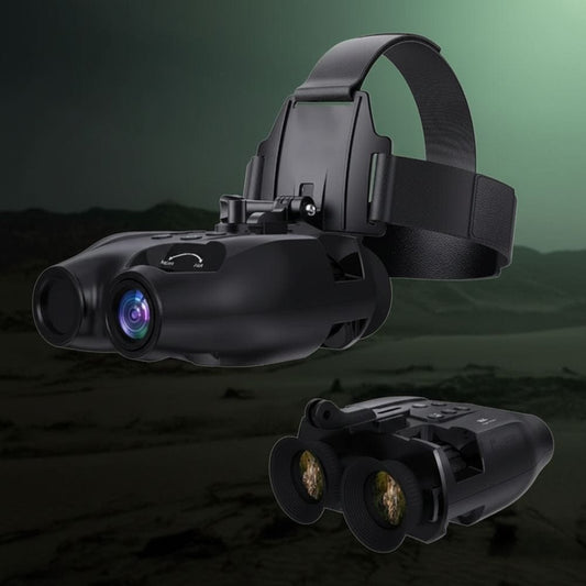 NIGHTWOLF VISION – Jumelles à vision nocturne avec fixation tête et portée 300 m dans l’obscurité