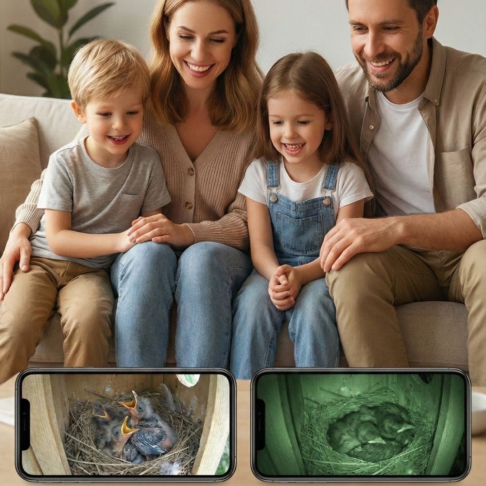 NaturaScope NestLife | La Maison pour Oiseaux Extérieur Connectée