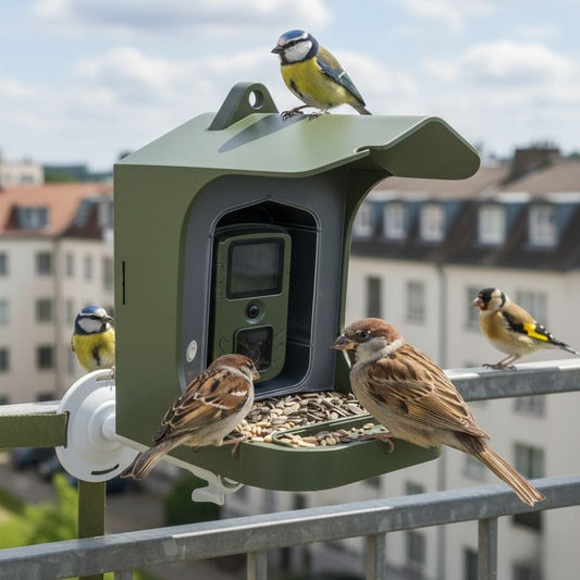 NaturaScope WildNest – Mangeoire avec caméra autonome et détection instantanée des oiseaux