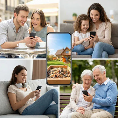 NaturaScope BirdNest – Mangeoire connectée avec caméra IA, vision nocturne et détection d’oiseaux en temps réel