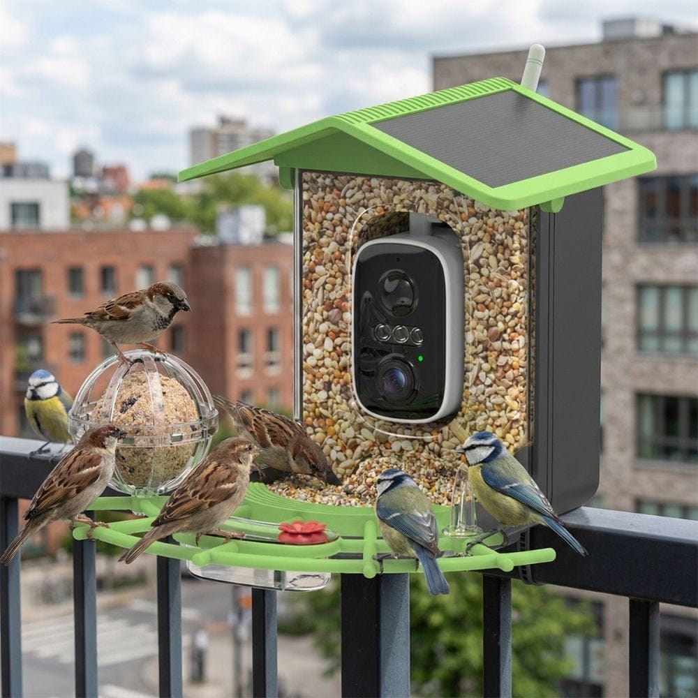 NaturaScope VisionAir – Mangeoire connectée HD avec caméra et reconnaissance intelligente des oiseaux