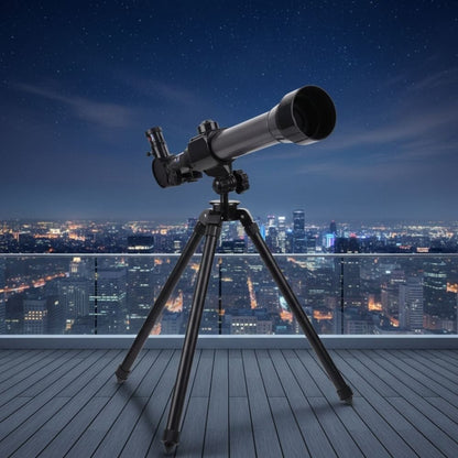 Le Cosmodôme – Télescope astronomique 20x–40x pour enfants avec trépied stable et visée facile