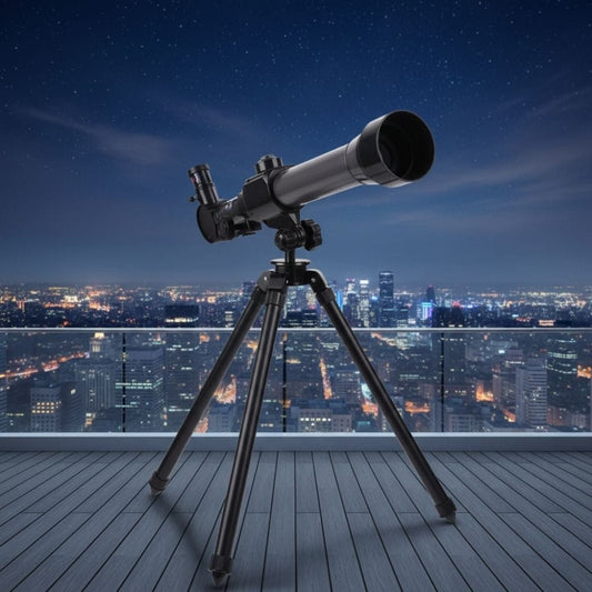 Le Cosmodôme – Télescope astronomique 20x–40x pour enfants avec trépied stable et visée facile